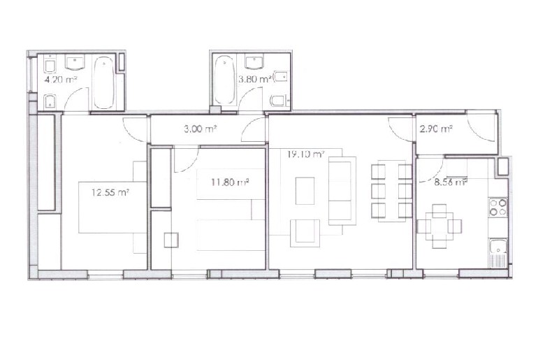 B_1010 -  Apartamento en  SANTIAGO DE COMPOSTELA- CENTRO